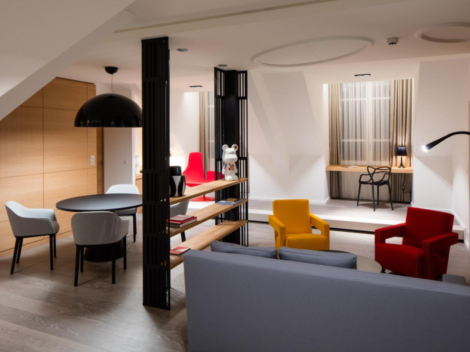 Grand Hotel La Cloche Dijon - Mgallery Exteriér fotografie The interior of the hotel